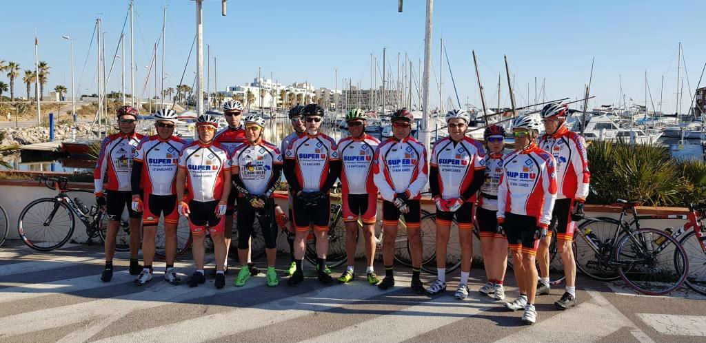 Départ des randos des Cyclo-Barcares